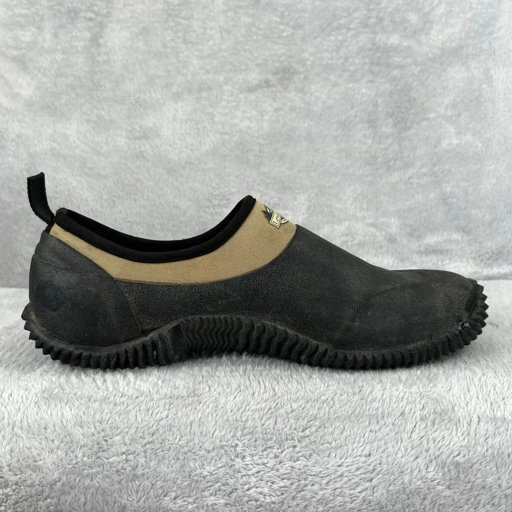 Lewis & Clark Waterproof Rubber Outdoor Slip On 12 Khaki Men Garden Muck Shoe